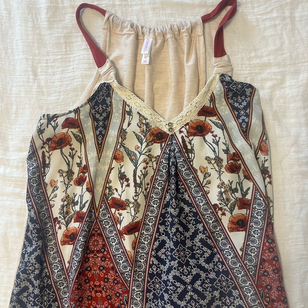 Floral Patterned Women's Top